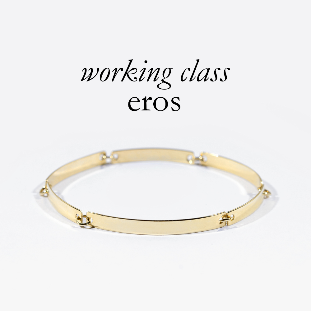Solid gold permanent rigid bracelet welded to wrist _ maschio gioielli milano