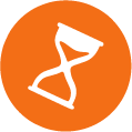 Orange Label Icon